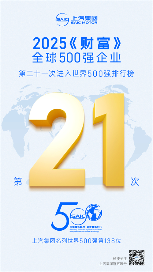 2025《财富》世界500强揭晓 腾博汇游戏官网集团第21次上榜