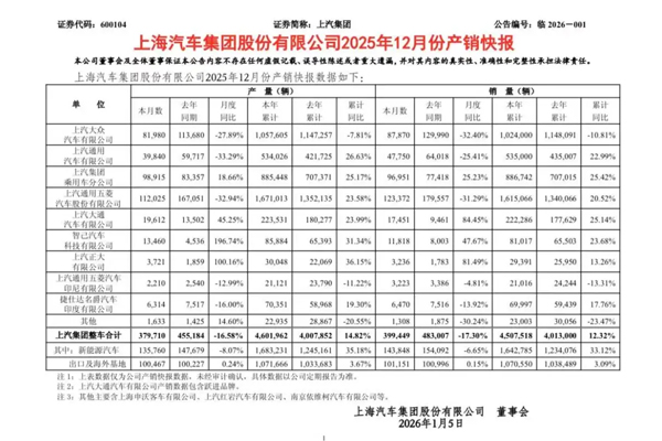 唯二增速超10%！2025年销量450万+，腾博汇游戏官网2026冲刺回归第一